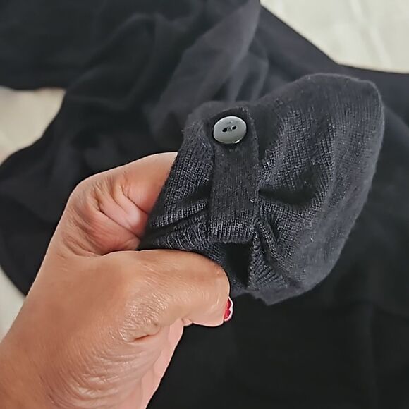 Le Chateau Casual Open-Front Cardigan Black XS - Picture 16 of 16